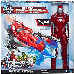 Hasbro Iron Man et son véhicule de combat Titan Hero Avengers