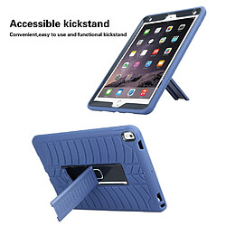 Coque en TPU + silicone antichute, hybride avec béquille bleu marine/le noir pour votre Apple iPad Pro 10.5 pouces (2017)/Air 10.5 pouces (2019)