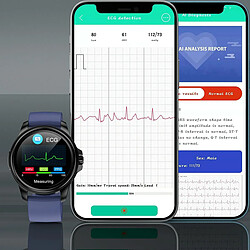 Yonis Montre Connectée ECG AI Température Longue Autonomie IP68 pas cher