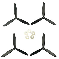 Lame d'hélice 4 pièces pour syma x8w x8g x8hc x8hw pièces quadcopter noir