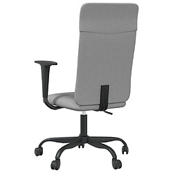 Acheter Helloshop26 Chaise fauteuil siège de bureau informatique étude réglable en hauteur clair tissu gris 02_0024068