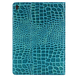 Avis Wewoo Smart Cover bleu pour iPad Pro 9.7 pouces Crocodile Texture horizontale Flip étui en cuir avec Holder & Card Slots & Wallet