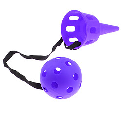 attraper jeu de balle jouer jouets cour extérieure amusante jeu de sport pour enfants - violet