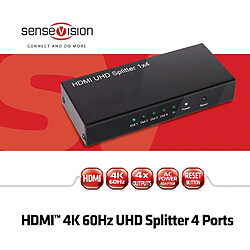 Club 3D CLUB3D HDMI 2.0 UHD Splitter 4 Ports