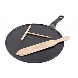 Crêpière en fonte 30cm noir - 3290noir - CHASSEUR