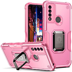 Coque en TPU anti-griffes avec béquille, rose pour votre TCL 20 XE