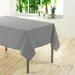 Douceur D'Interieur Nappe rectangulaire unie - 140 x 300 cm - Gris