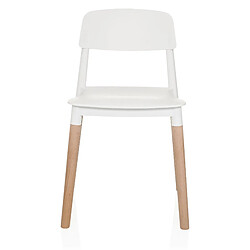 Chaise de salle à manger / chaise visiteur SCANDI E blanc hjh LIVING