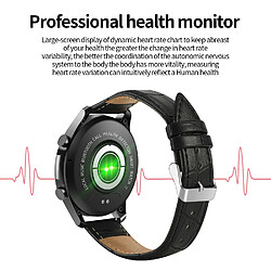 Universal Montre intelligente fonctionnant avec support pour Samsung Huawei Apple Android et IOS Mobile | Smartwatch (Noir)