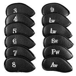 Acheter Set de 12pcs Couvercle Étui Protection de Tête de Club de Golf Avec Étiquette de Numéro