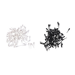 Avis 100 Pcs Dart Soft Tips Points 2BA Standard Darts Shaft Needle White