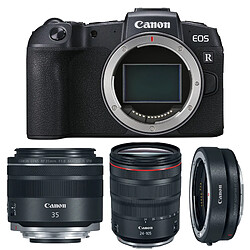 CANON EOS RP + RF 24-105mm F4L IS USM + RF 35mm F1.8 IS Macro STM + EF-EOS R Mount Adapter