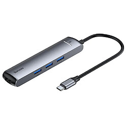 Universal USB C Hub Type C à HDMI RJ45 Ethernet Multi Ports USB 3.0 USB3.0 PD Power Adaptateur pour MacBook Pro