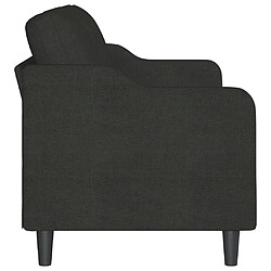 Acheter Maison Chic Canapé à 3 places,Canapé droit,Sofa de Salon,Banquette Noir 180 cm Tissu -GKD307009