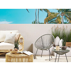 Acheter Beliani Chaise de jardin ACAPULCO II Gris foncé