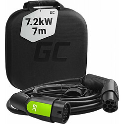 Câble de charge pour voiture Green Cell EV10 Type 2 7.2kW 7m