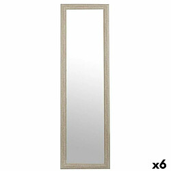 Gift Decor Miroir Gris Bois Verre 38,3 x 3 x 135 cm (6 Unités)