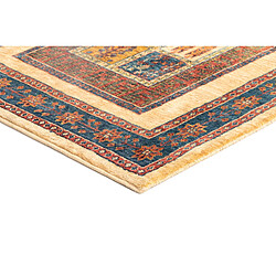 Avis Vidal Tapis de couloir en laine 204x84 beige Kashkuli