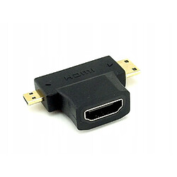 GUPBOO Adaptateur de téléphone robuste Micro Mini HDMI,JL2745