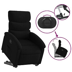 Acheter vidaXL Fauteuil inclinable noir tissu