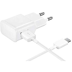 Chargeur Secteur 2A + Cable Type-C pour Samsung A21S / A31 / A41 / A51 / A32 / A42 / A52 / S21 / S21 Plus / S21 Ultra / S20 / S10 / S9 / S8 Little Boutik®