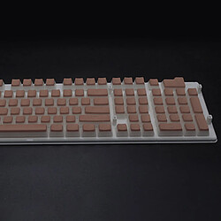 Acheter 108 Touches Double Shot Pudding Keycaps DIY Pour Cherry MX Clavier Mécanique Café Léger