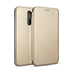 Ozzzo beline etui book magnetic xiaomi redmi 9 zloty/gold