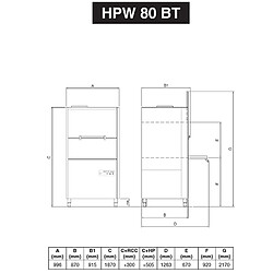 Acheter Lave-Batterie Paniers 810x700 Hauteur de passage 670 mm avec Break Tank - Hoonved