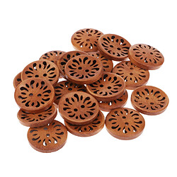 Boutons en bois Vintage