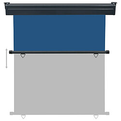 Maison Chic Auvent latéral de balcon | Store extérieur | Auvent solaire 160x250 cm Bleu -GKD75477 pas cher