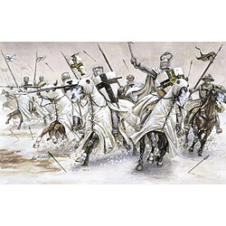 Italeri Figurines médiévales : Chevaliers Teutoniques