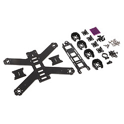 Kit de cadre en fibre de carbone QAV210 Mini 210mm Quadcopter 3K avec protecteurs de moteur