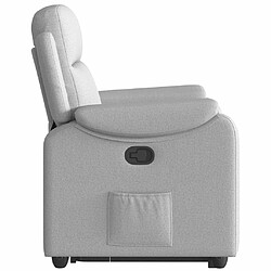 Acheter vidaXL Fauteuil inclinable gris nuage tissu