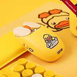 Universal Yellow Duck Bluetooth Mouse Wireless Home Office Games Adorable Mouse, EP115 Mouse(Jaune)