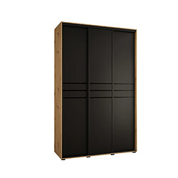 Abiks Meble Armoire Davos 10 À Portes Coulissantes 235,2/150/60 3 Portes