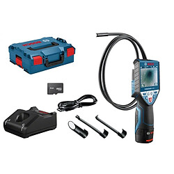 Caméra dinspection Bosch GIC 120 C Professional 12 V batterie 2 Ah chargeur LBOXX 0601241201