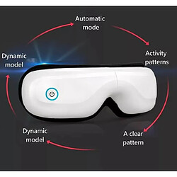 Avis Tech Discount TD® Masseur des Yeux Appareil de Massage Oculaire avec Fonction de Chauffage Musique Compression d'Air pour Migraine Anti Cernes et