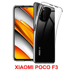 Coque de protection souple transparente pour Xiaomi Poco F3 5G 6.67" -Visiodirect-