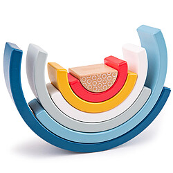 Bigjigs Toys Arches arc-en-ciel en bois