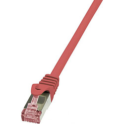 Avis LogiLink Câble patch, Cat. 6, S/FTP, 1 m, rouge ()