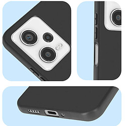 Avizar Coque pour Xiaomi Redmi Note 12 Pro 5G Silicone Gel Flexible Fine et Légère Noir pas cher