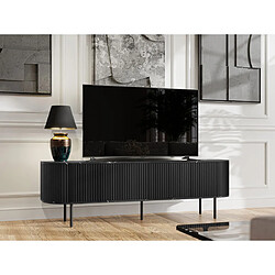 Avis Bestmobilier Thio - meuble TV - noir - 180 cm