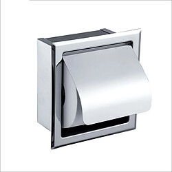 Universal Porte-papier toilette en acier inoxydable, chrome poli, papier toilette caché, livraison gratuite.