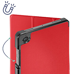 Acheter Avizar Étui pour Samsung Tab A9 Plus Clapet Trifold Support Video et Clavier Rouge