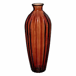 Vase Design en Verre Candy 29cm Ambre