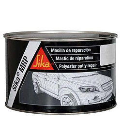 Mastic aluminium fin pour réparation de carrosserie - SIKA MRP Aluminium - Gris - 2,5kg