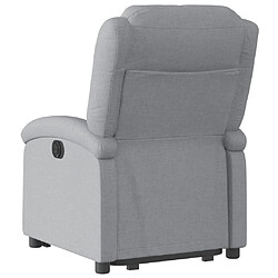 Acheter Maison Chic Fauteuil Relax pour salon, Fauteuil inclinable électrique gris clair tissu -GKD59788