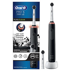 Oral-B PRO 3 3000 Adulte Brosse à dents rotative oscillante Noir, Blanc