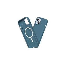 RhinoShield Coque Compatible avec [iPhone 16 Plus] SolidSuit Compatible avec Magsafe - Coque Fine avec Technologie d'absorption des Chocs et Finition Premium Mate - Océan Bleu