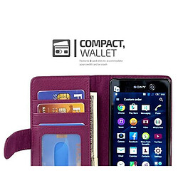 Cadorabo Coque Sony Xperia M5 Etui en Violet pas cher